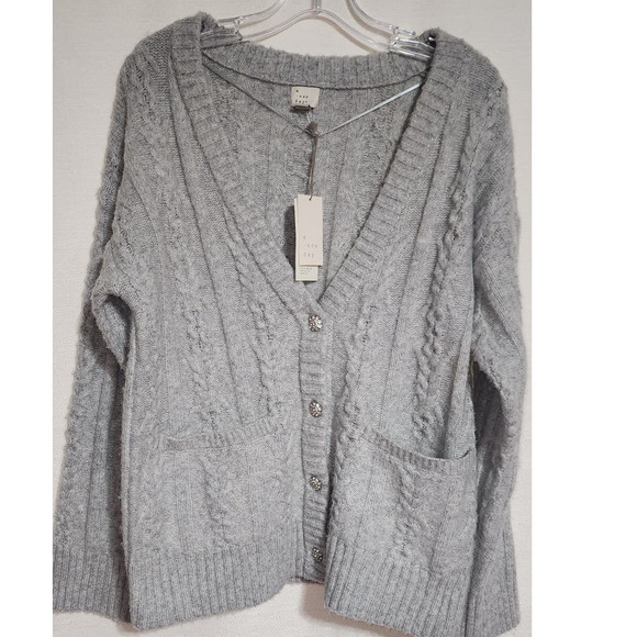 a new day-gray women's sweater size small - Picture 3 of 8